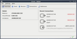 GUI-Wallet unter Linux