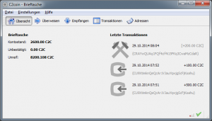 C2coin Windows Wallet