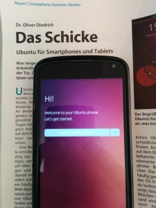 Erster Start nach erfolgreichem Flashen